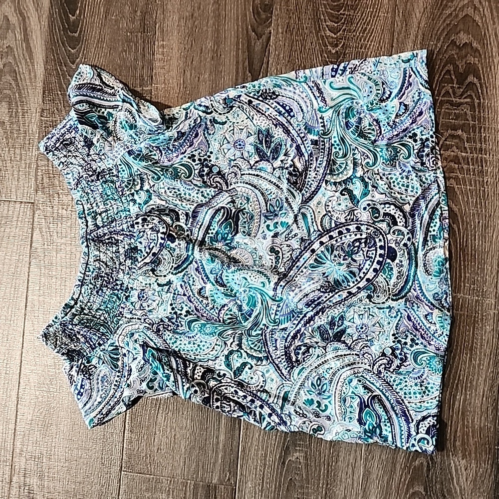 ❄️ Abbeline paisley off-the-shoulder Top ❄️